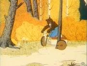 Мультфильм "Лиса, медведь и мотоцикл с коляской"