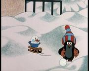 Мультфильм "Крот. Крот и снеговик"